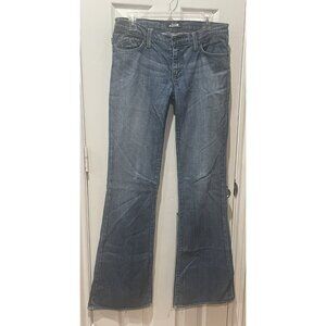 Rock And Republic Flared Legs Blue Color Womens Size 30 Denim Jeans Made In USA